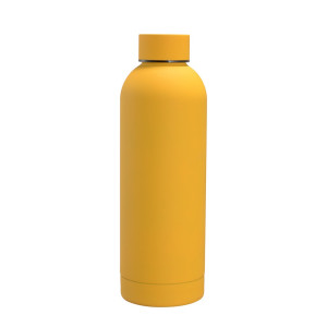 304 stainless steel small mouth bottle gemstone yellow 350ml
