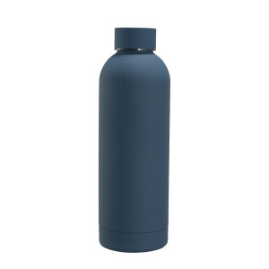 304 stainless steel small mouth bottle gemstone navy blue 350ml
