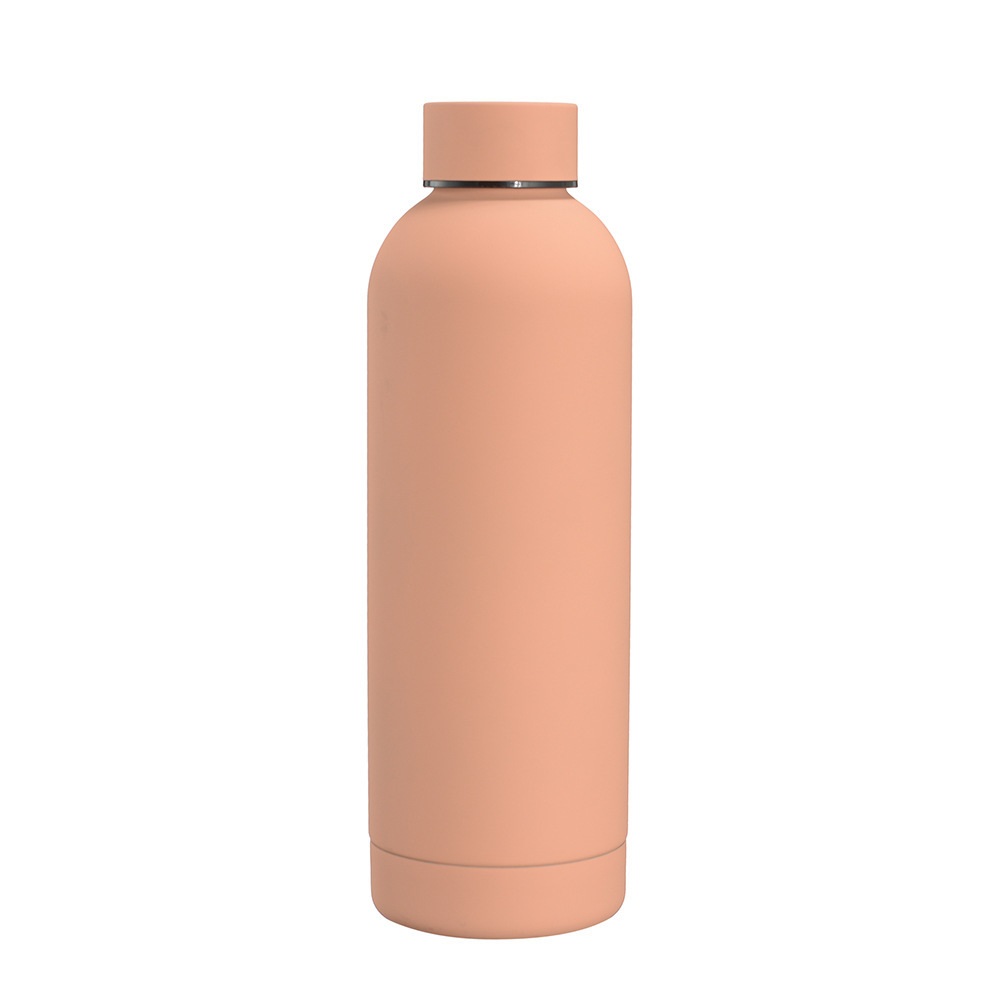 304 stainless steel small mouth bottle gemstone barbie pink 350ml