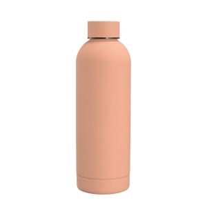304 stainless steel small mouth bottle gemstone barbie pink 350ml