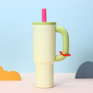 40oz car bottle with large capacity chartreuse