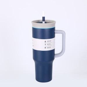 40oz Tumbler Stainless Steel Thermos Bottle navy