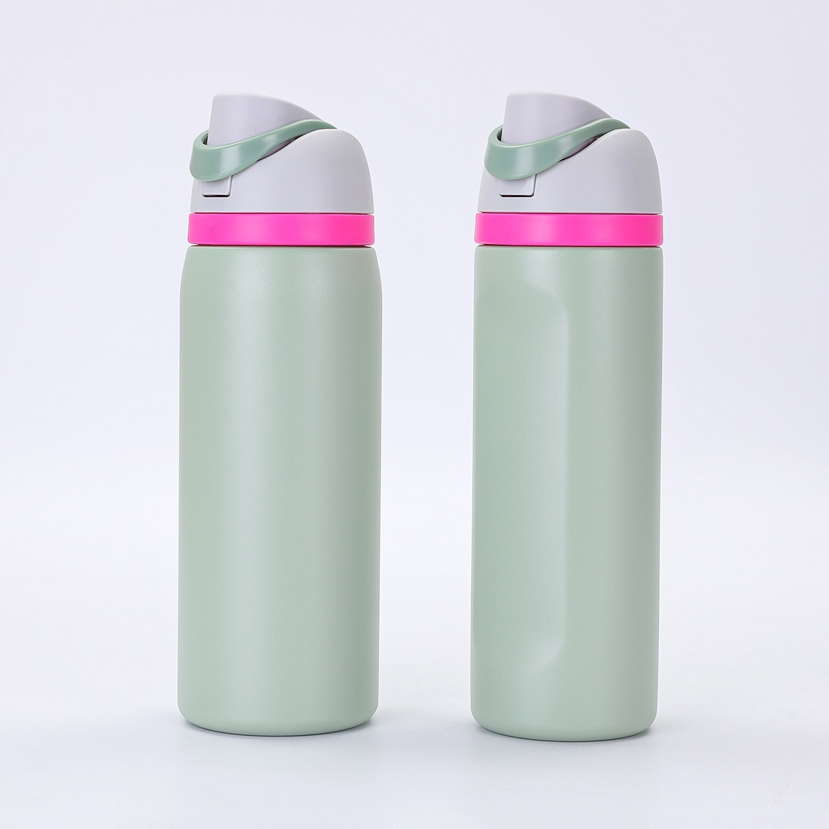 16oz Tumbler Stainless Steel sport Bottle sea green