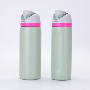 16oz Tumbler Stainless Steel sport Bottle sea green