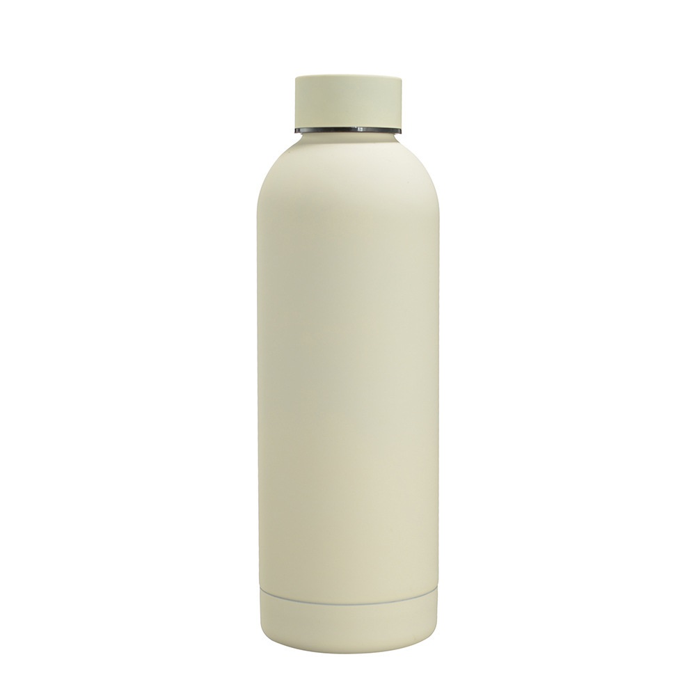 304 stainless steel small mouth bottle gemstone off white 350ml