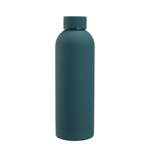 304 stainless steel small mouth bottle gemstone aqua green 350ml
