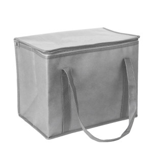 Non-Woven Foil-Lined Insulated Bag, Keep Food Hot or Cold for Hours - Portable Thermal Cooler for Grocery, Takeaway & Outdoor Events